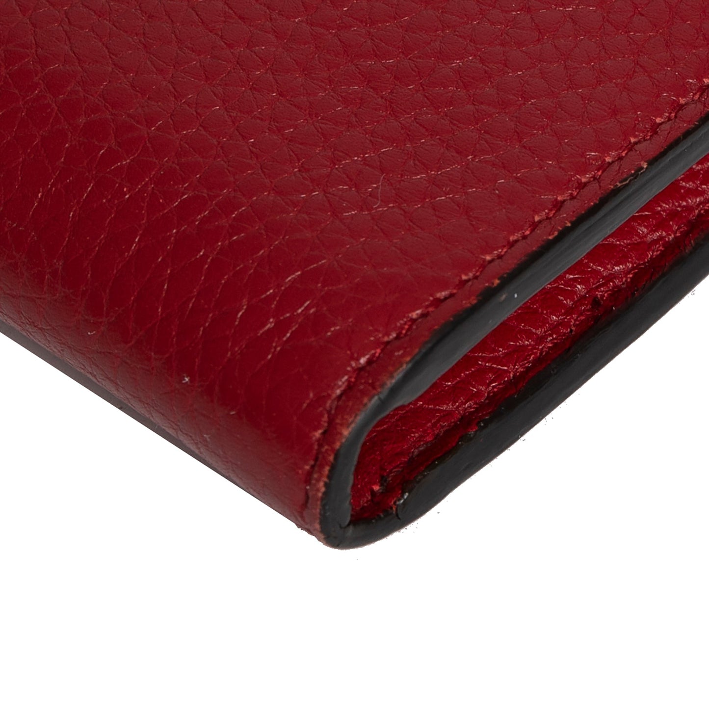 Gucci Red GG Marmont Continental Wallet