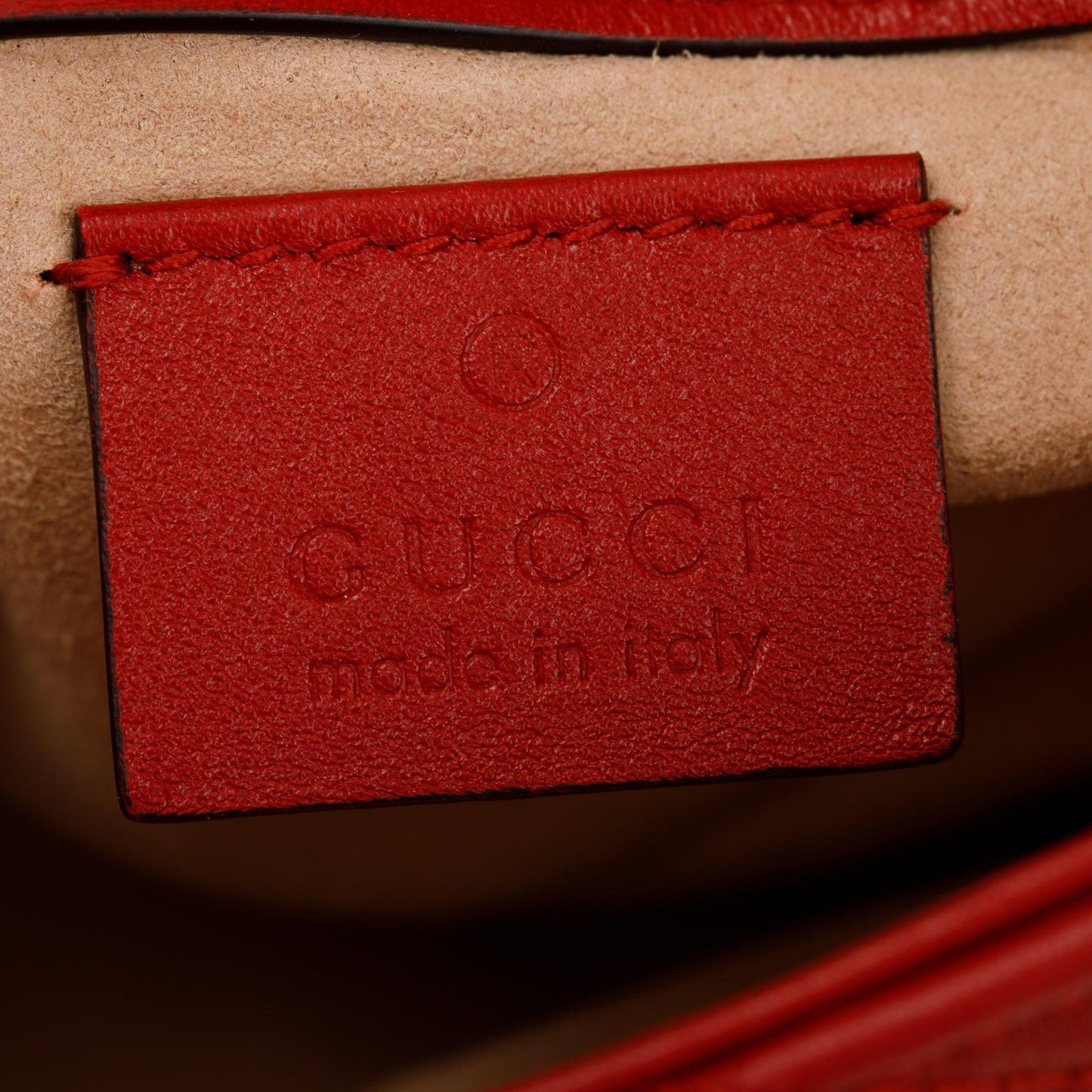 Gucci Red GG Marmont Matelasse Leather Super Mini Bag