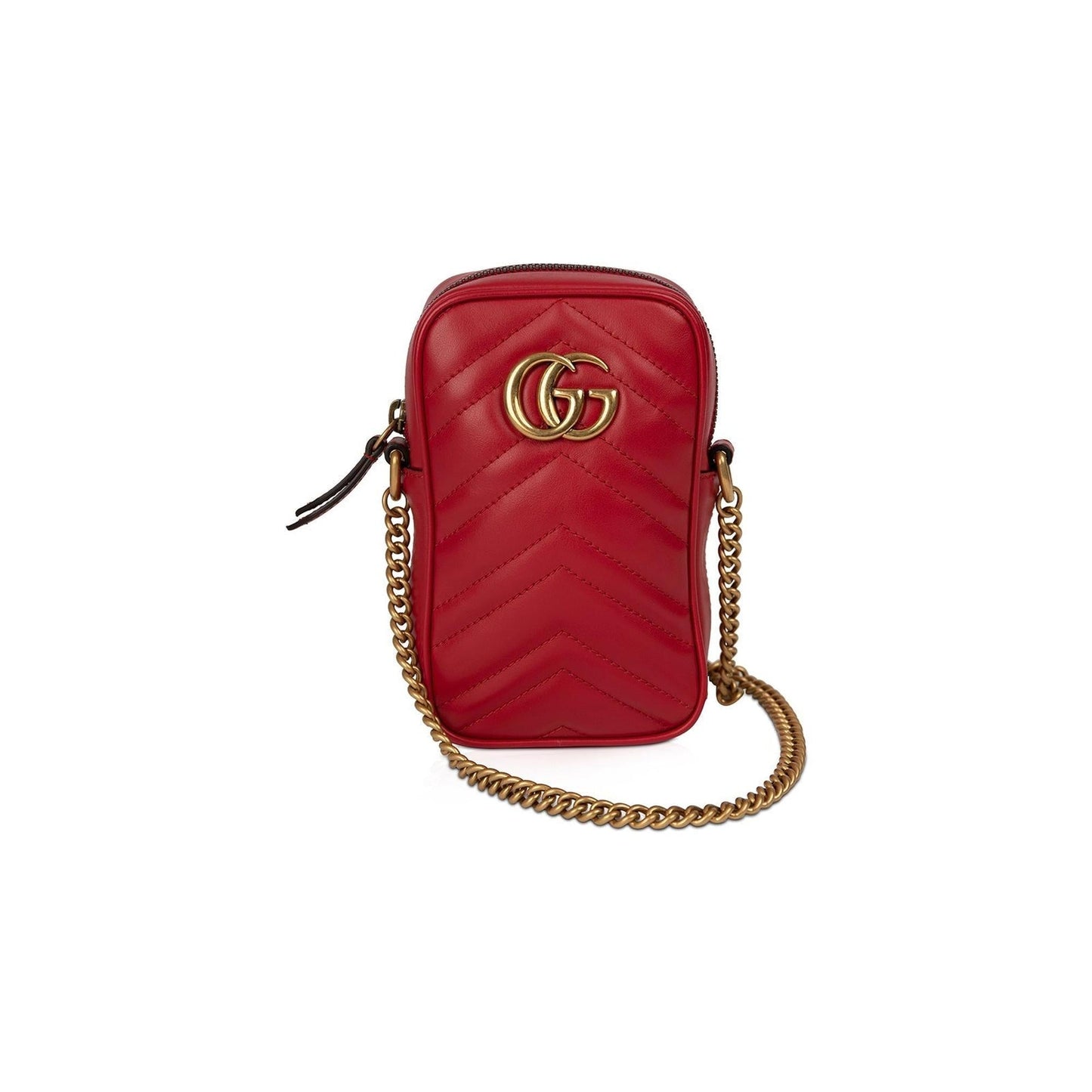 Gucci Red GG Marmont Mini Bag