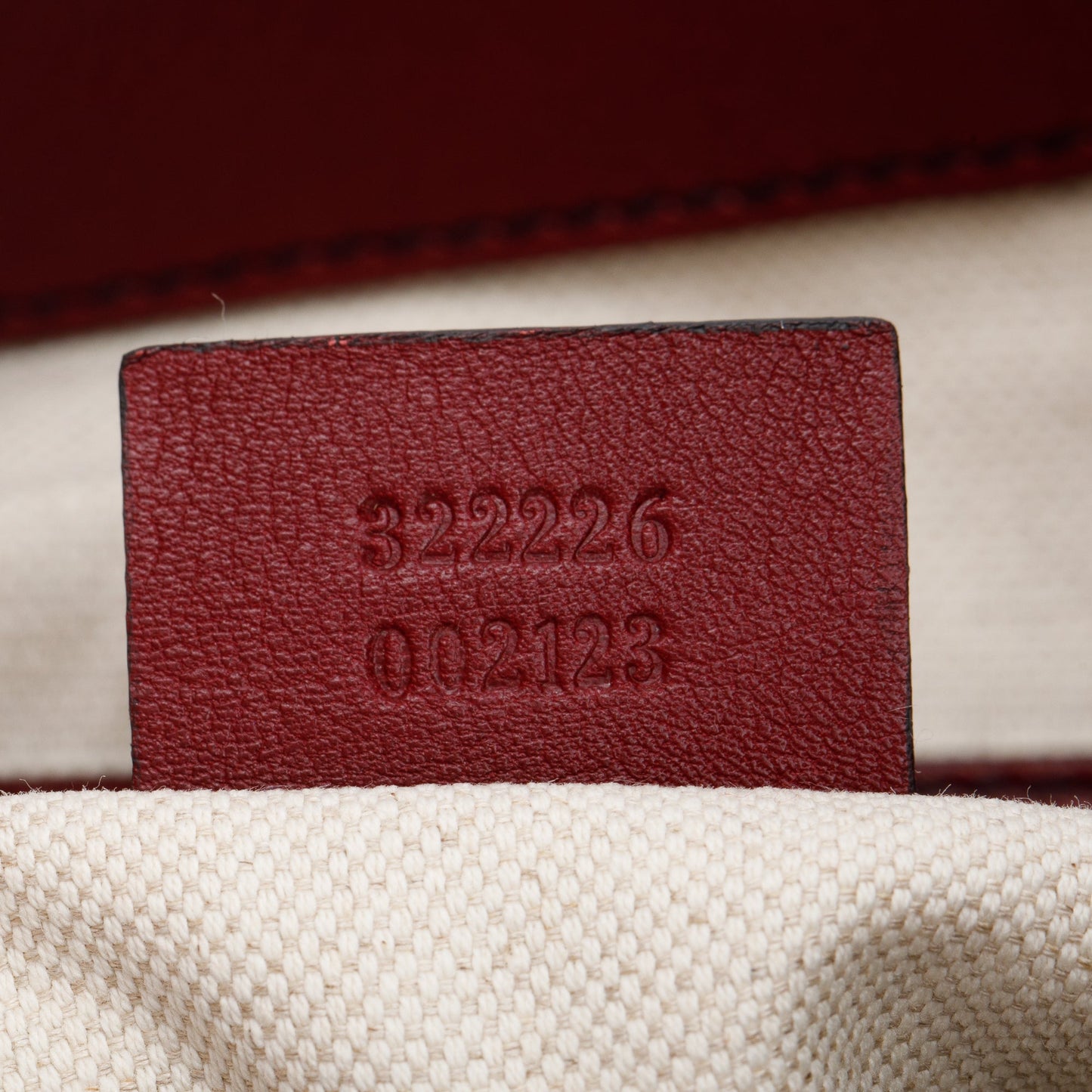 Gucci Red Guccissima Leather Medium Emily Chain Hobo Bag