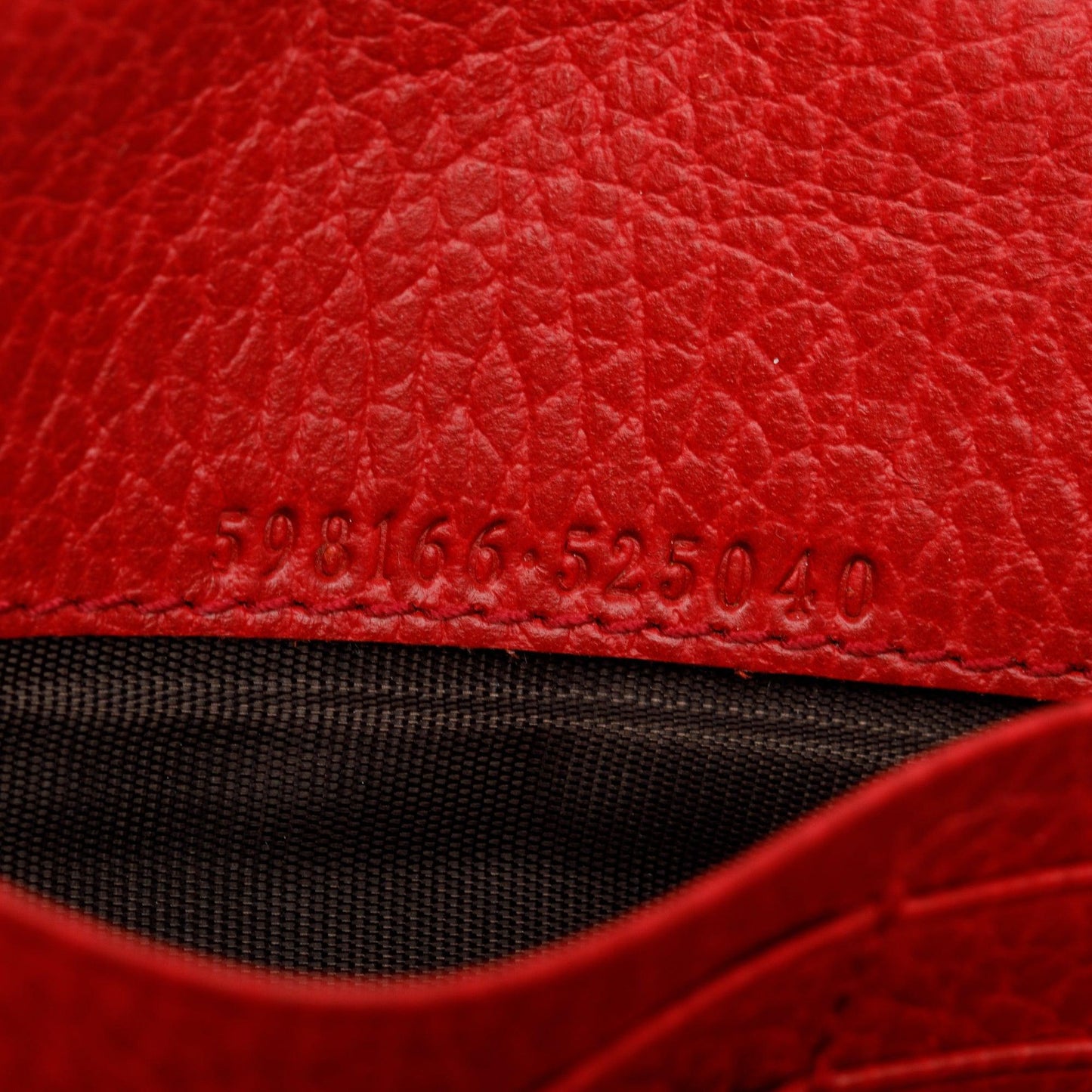 Gucci Red Leather Interlocking GG Continental Wallet