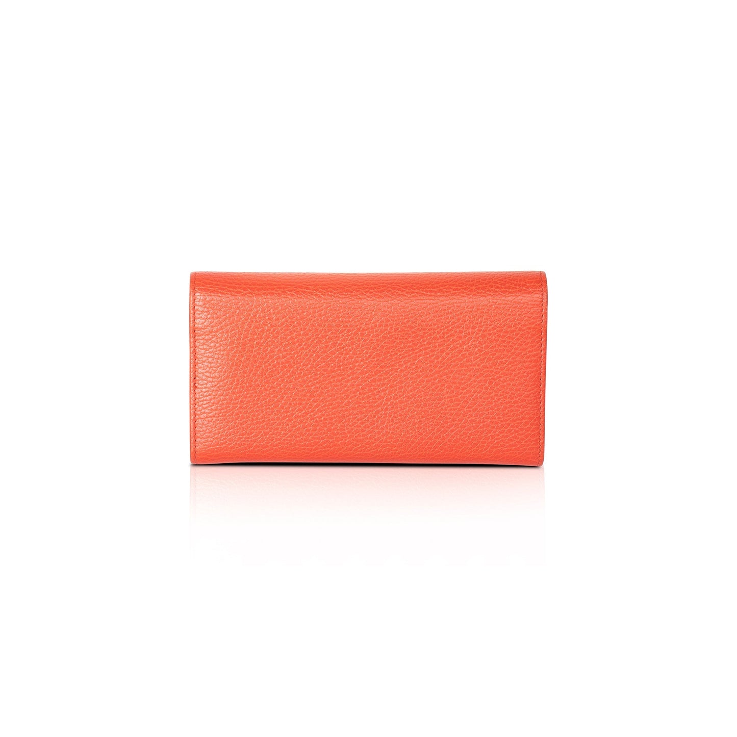 Gucci Red Leather Swing Continental Wallet