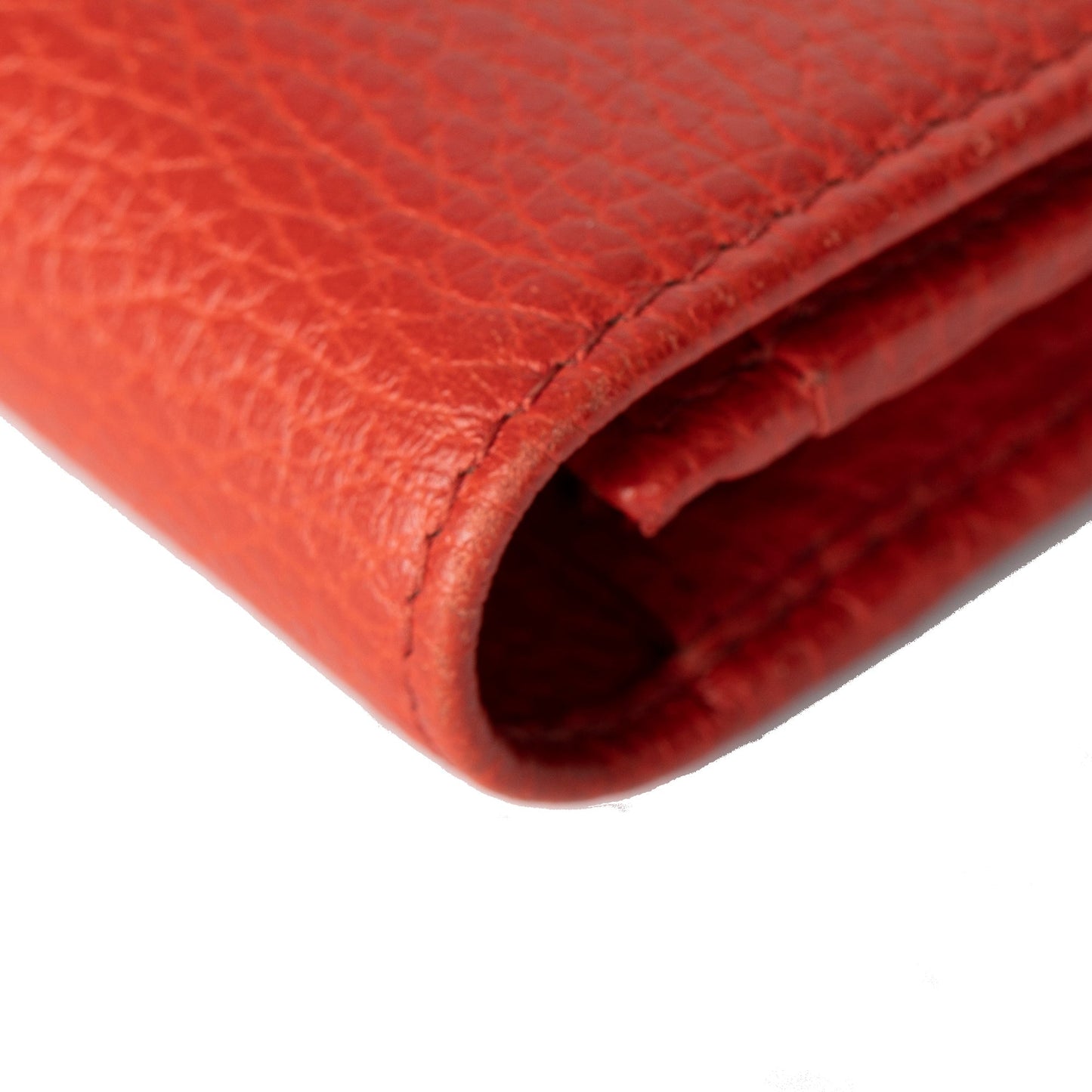 Gucci Red Leather Swing Continental Wallet