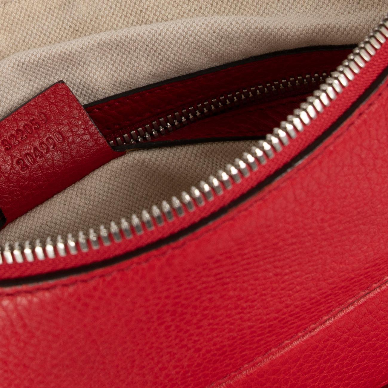 Gucci Red Soho Medium Messenger Bag