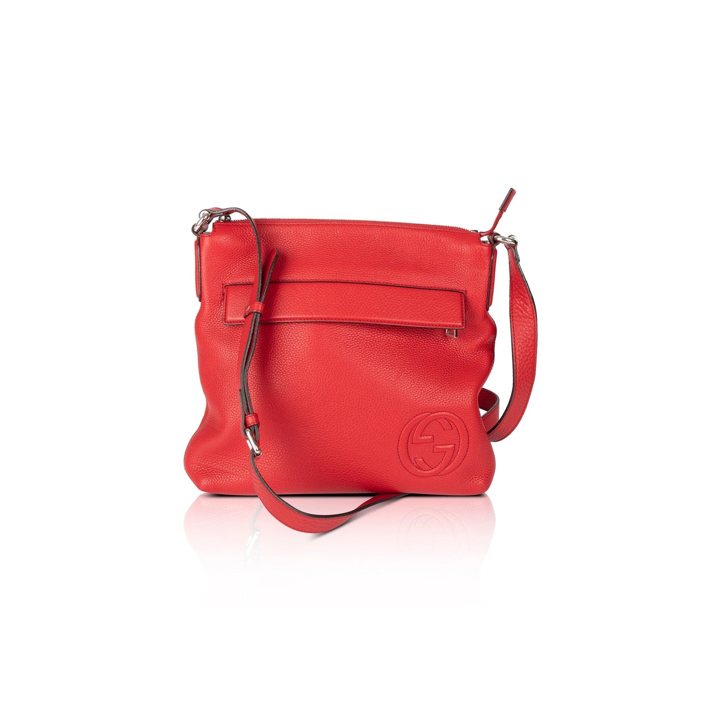 Gucci Red Soho Medium Messenger Bag
