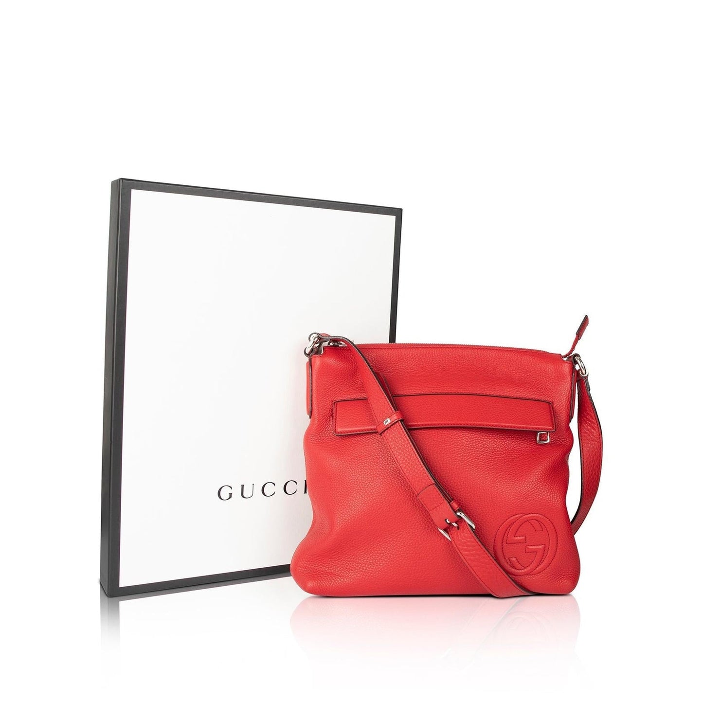 Gucci Red Soho Medium Messenger Bag