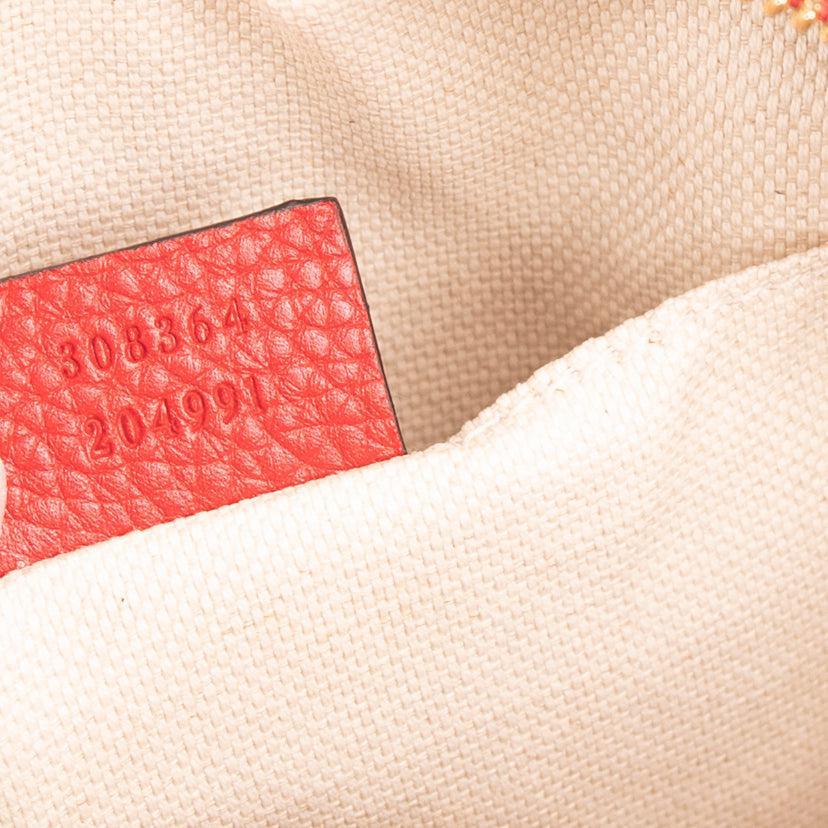 Gucci Red Soho Small Leather Disco Bag