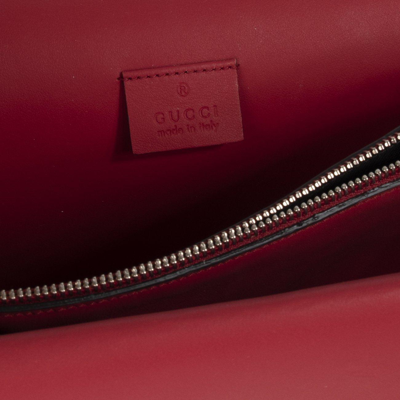 Gucci Red Suede Dionysus Medium Shoulder Bag