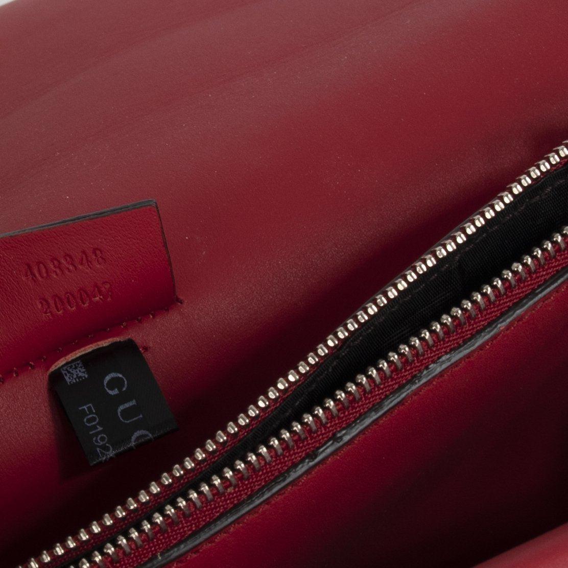 Gucci Red Suede Dionysus Medium Shoulder Bag