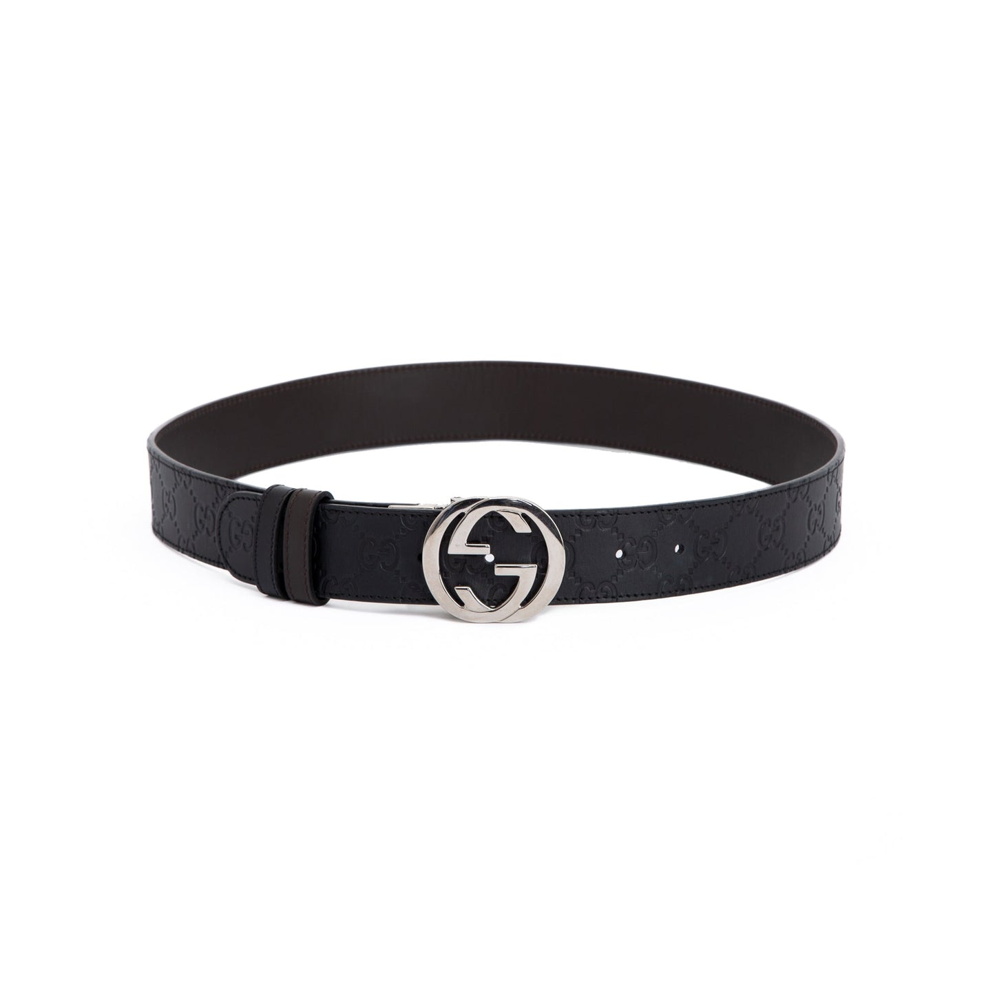 Gucci Reversible Gucci Signature Leather Belt