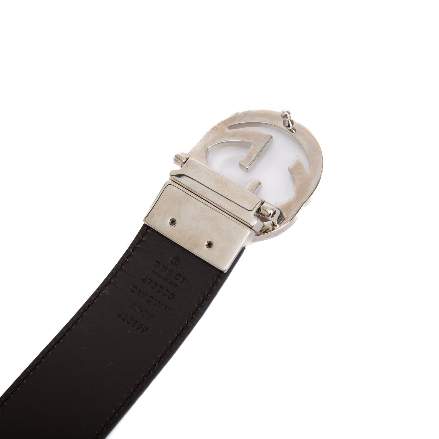Gucci Reversible Gucci Signature Leather Belt