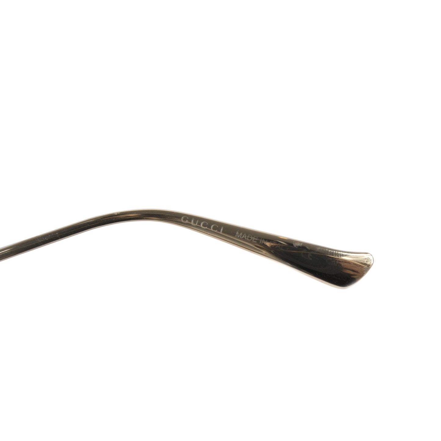 Gucci Round-Frame Metal Sunglasses