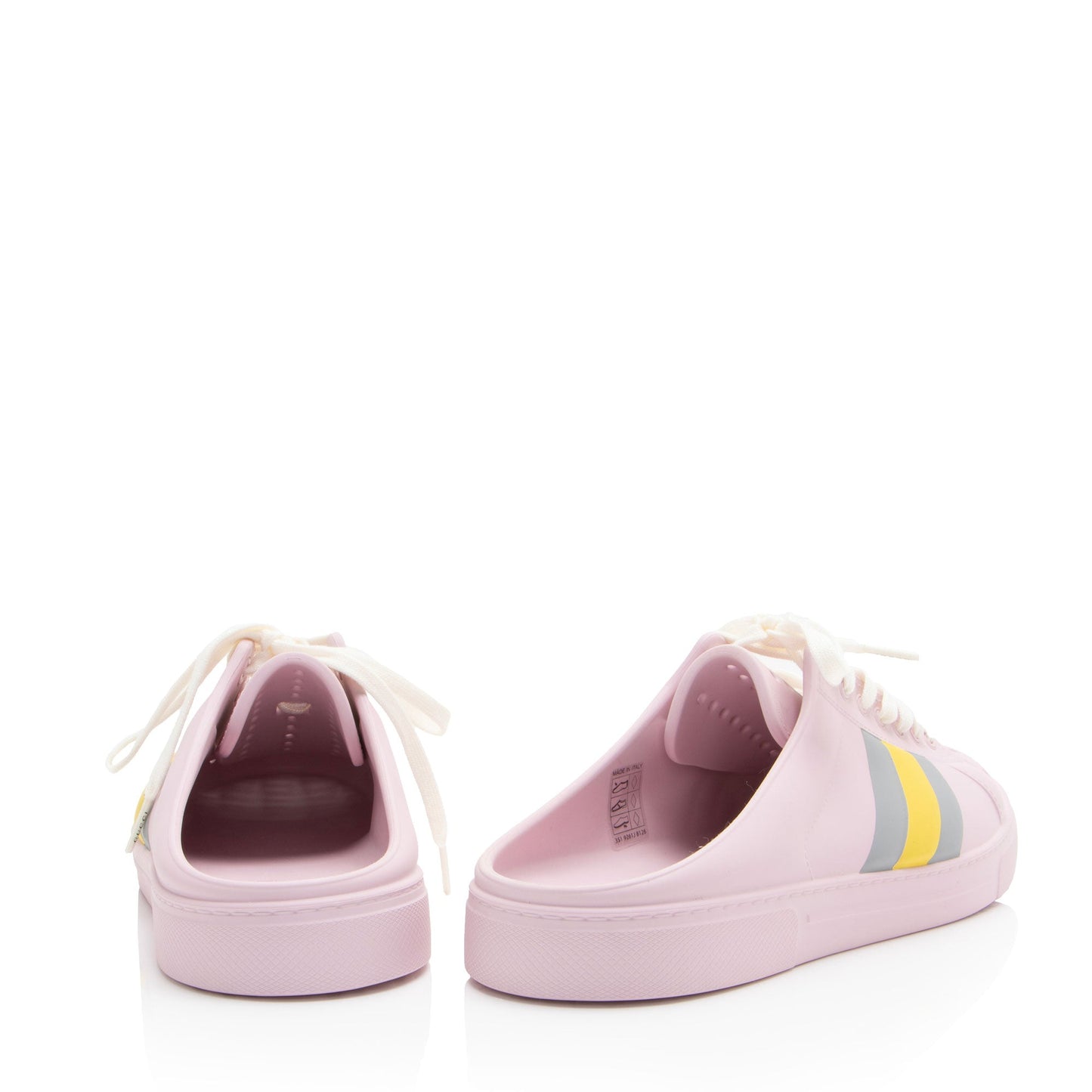 Gucci Rubber Ace Mule Sneakers - Size 10 / 40