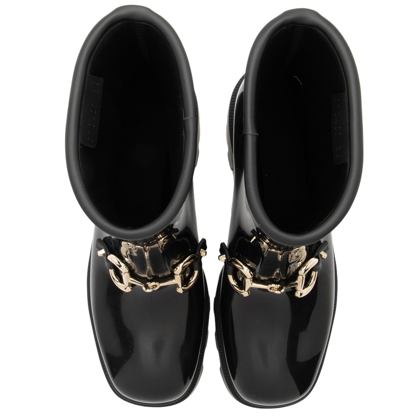 Gucci Rubber Horsebit Ankle Boots - Size 9 / 39 (SHF-PaT84U)