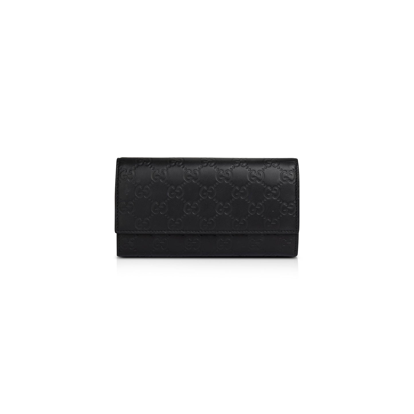 Gucci Signature Leather Continental Wallet