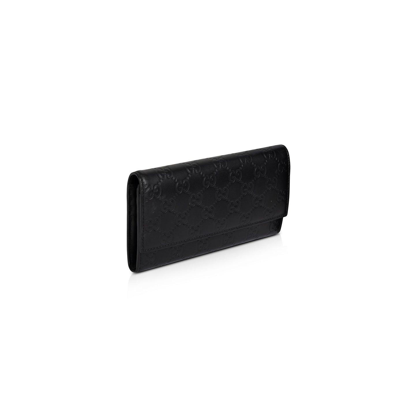Gucci Signature Leather Continental Wallet