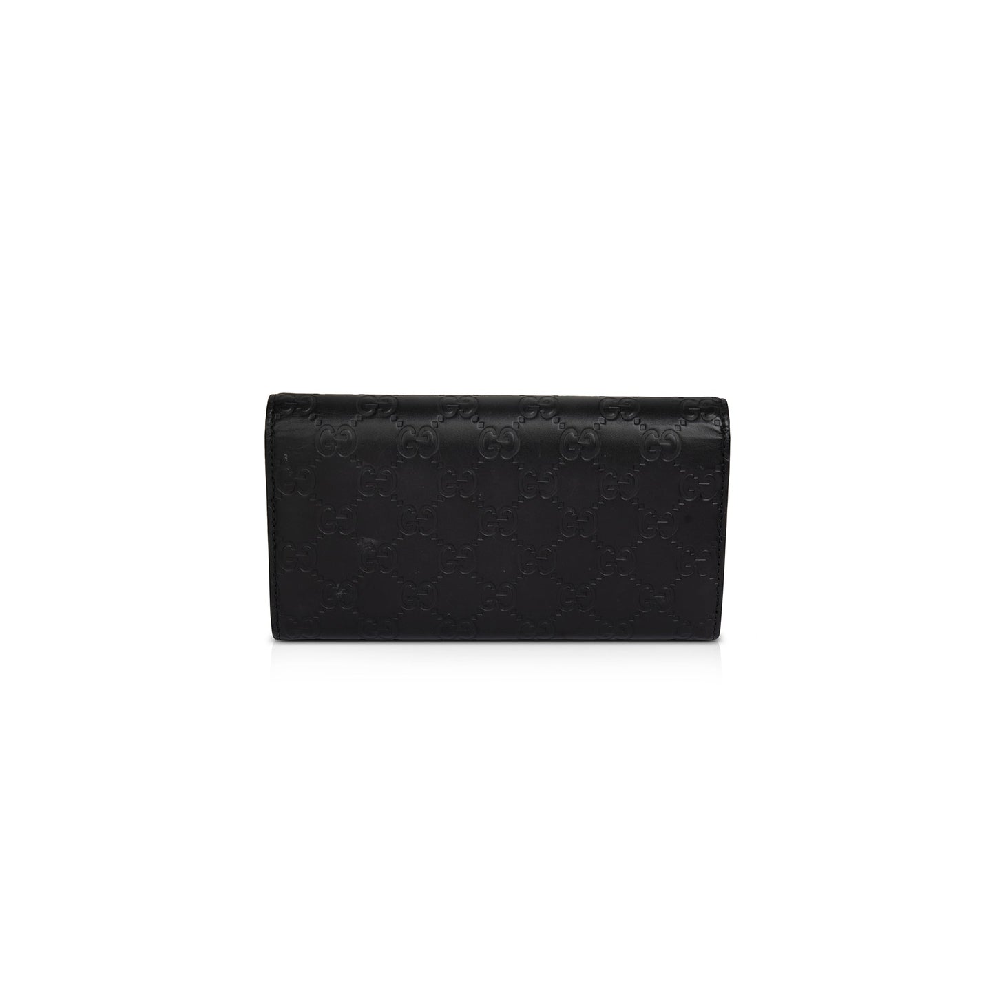 Gucci Signature Leather Continental Wallet