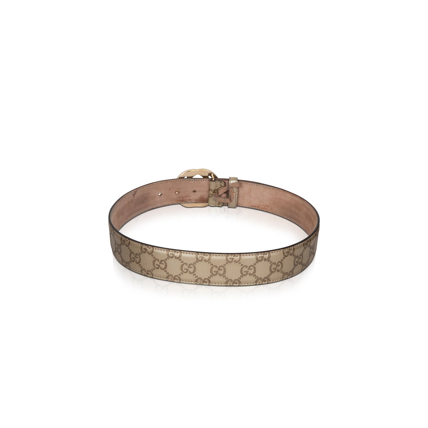 Gucci Signature Leather Interlocking G Belt