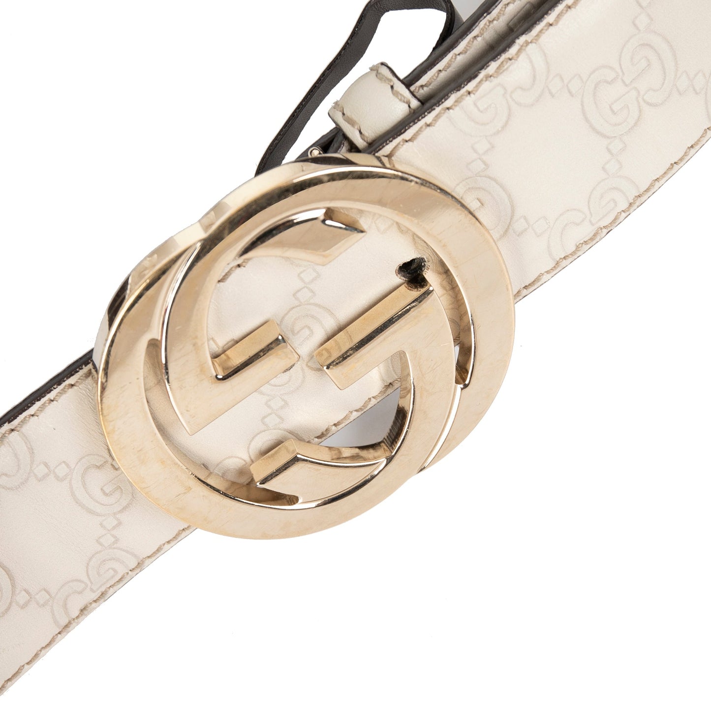 Gucci Signature Leather Interlocking G Belt