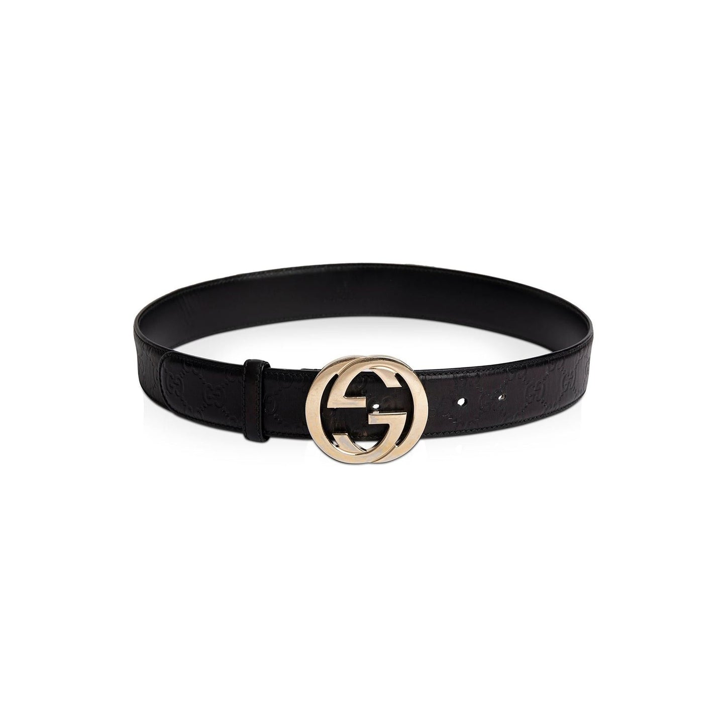 Gucci Signature Leather Interlocking G Belt