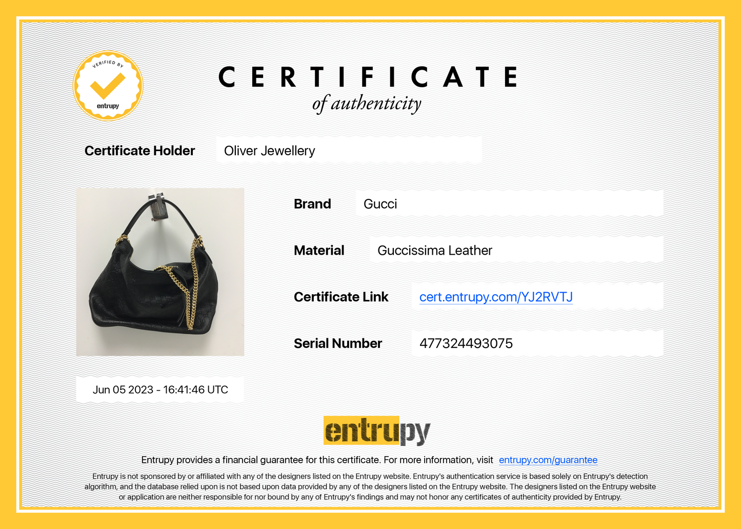 Gucci Signature Leather Linea A Large Hobo