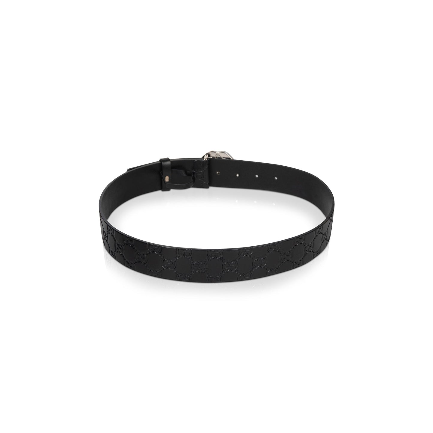 Gucci Signature Leather Square G Buckle Belt