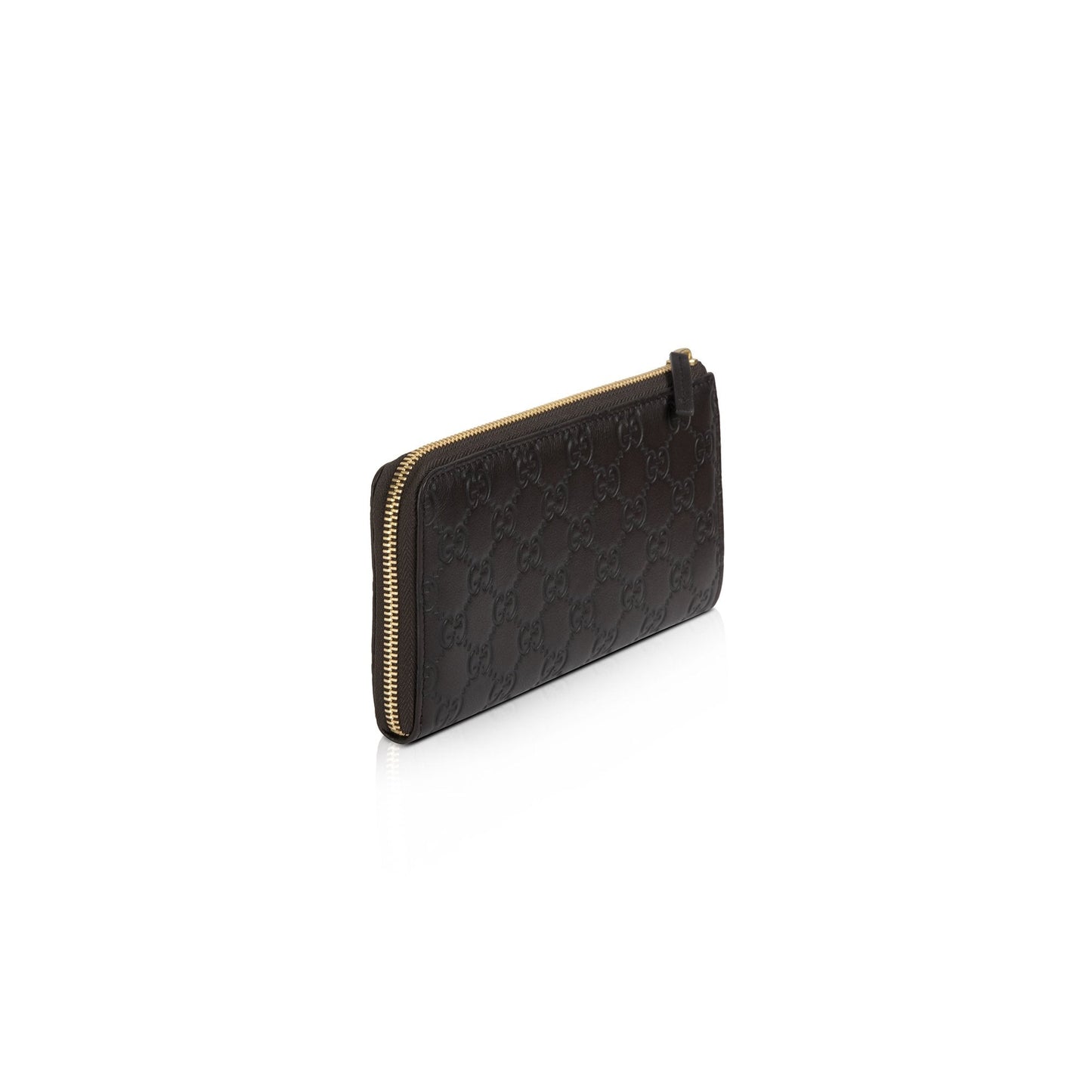 Gucci Signature Zip Around Wallet