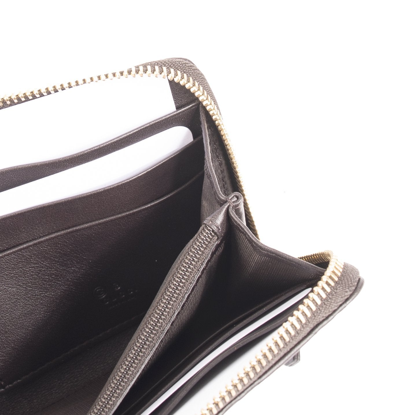 Gucci Signature Zip Around Wallet