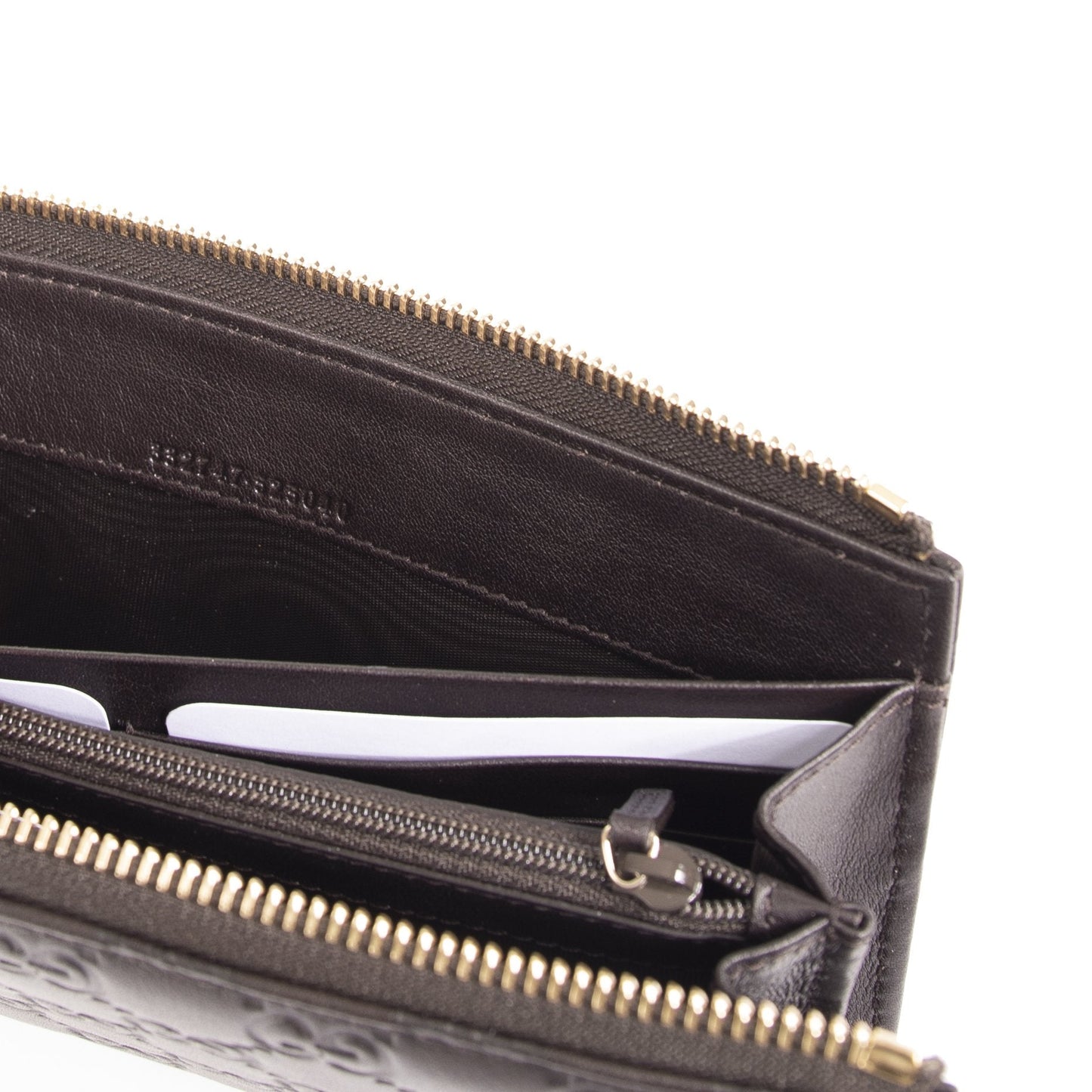Gucci Signature Zip Around Wallet