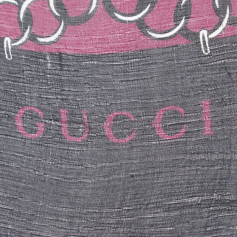 Gucci Silk Chain Link GG Scarf (SHF-14314)