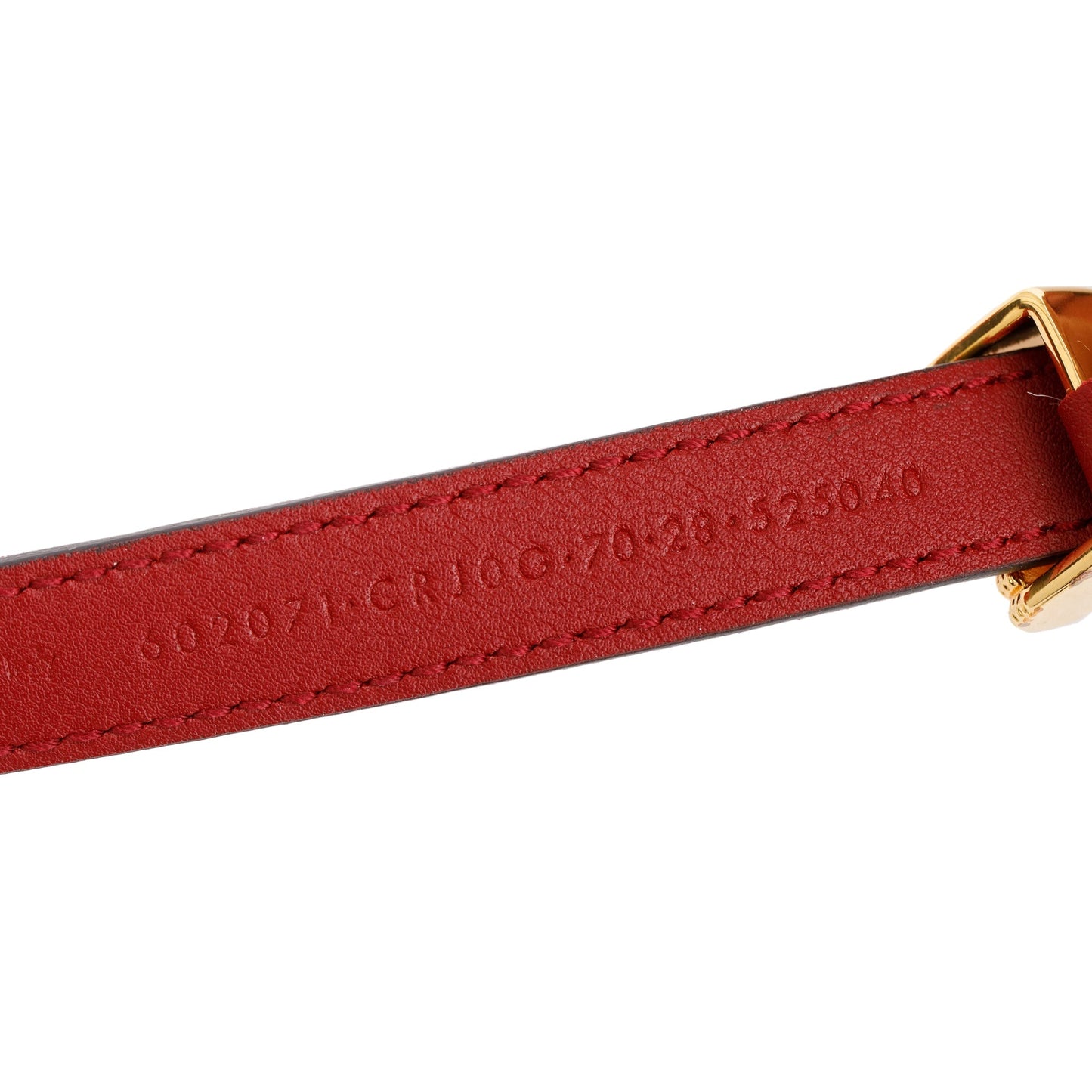 Gucci Skinny Marmont Red Suede Torchon Buckle Belt, 70 28