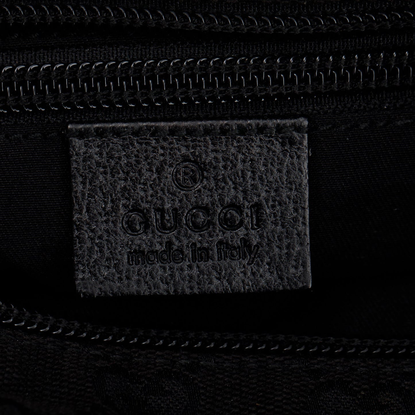 Gucci Small Black GG Canvas Web Messenger Bag