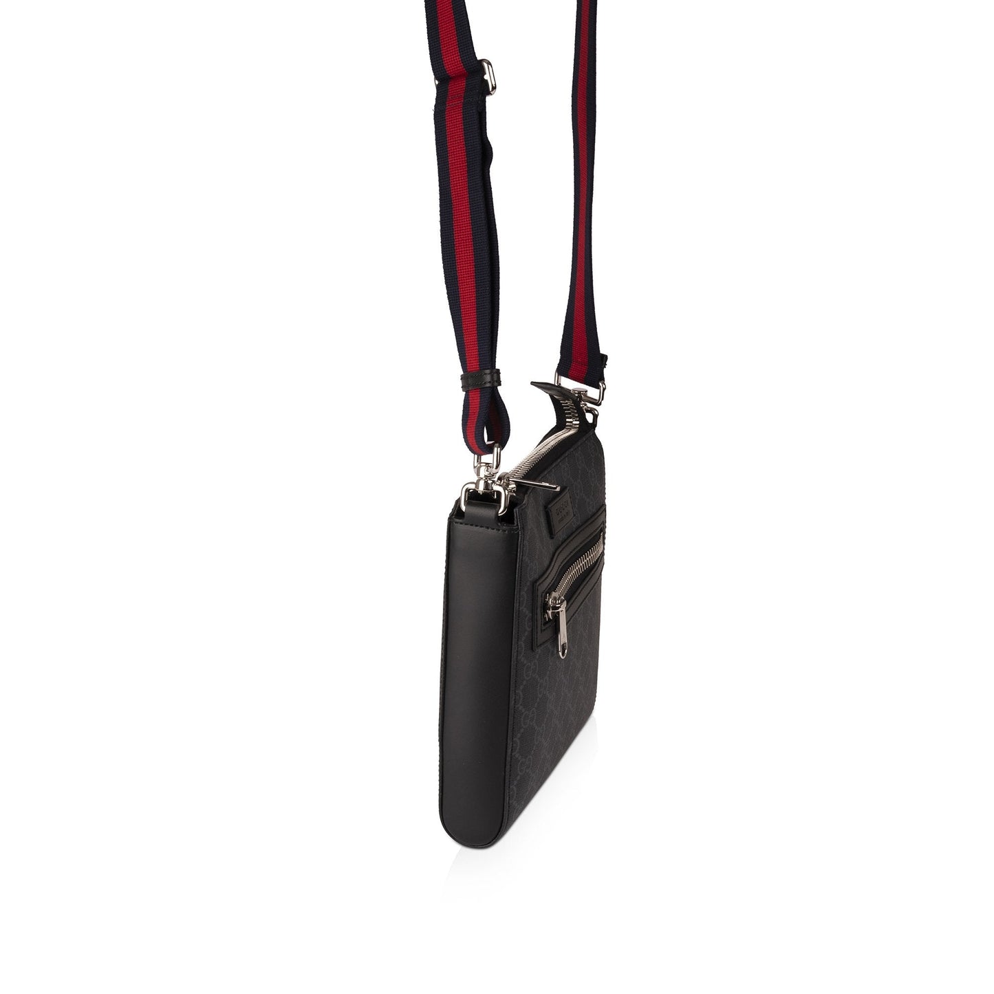 Gucci Small Black GG Supreme Messenger Bag