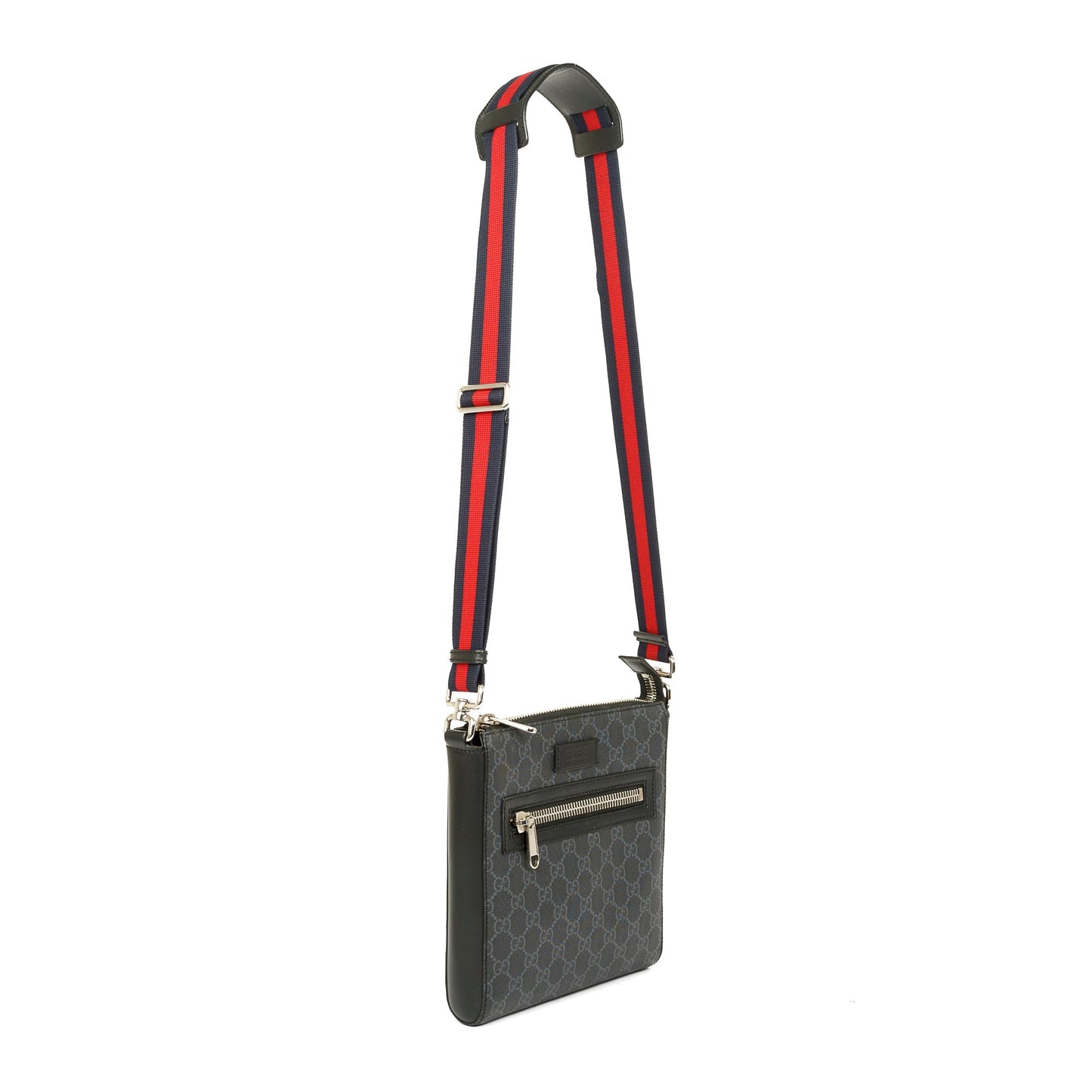Gucci Small Black GG Supreme Messenger Bag
