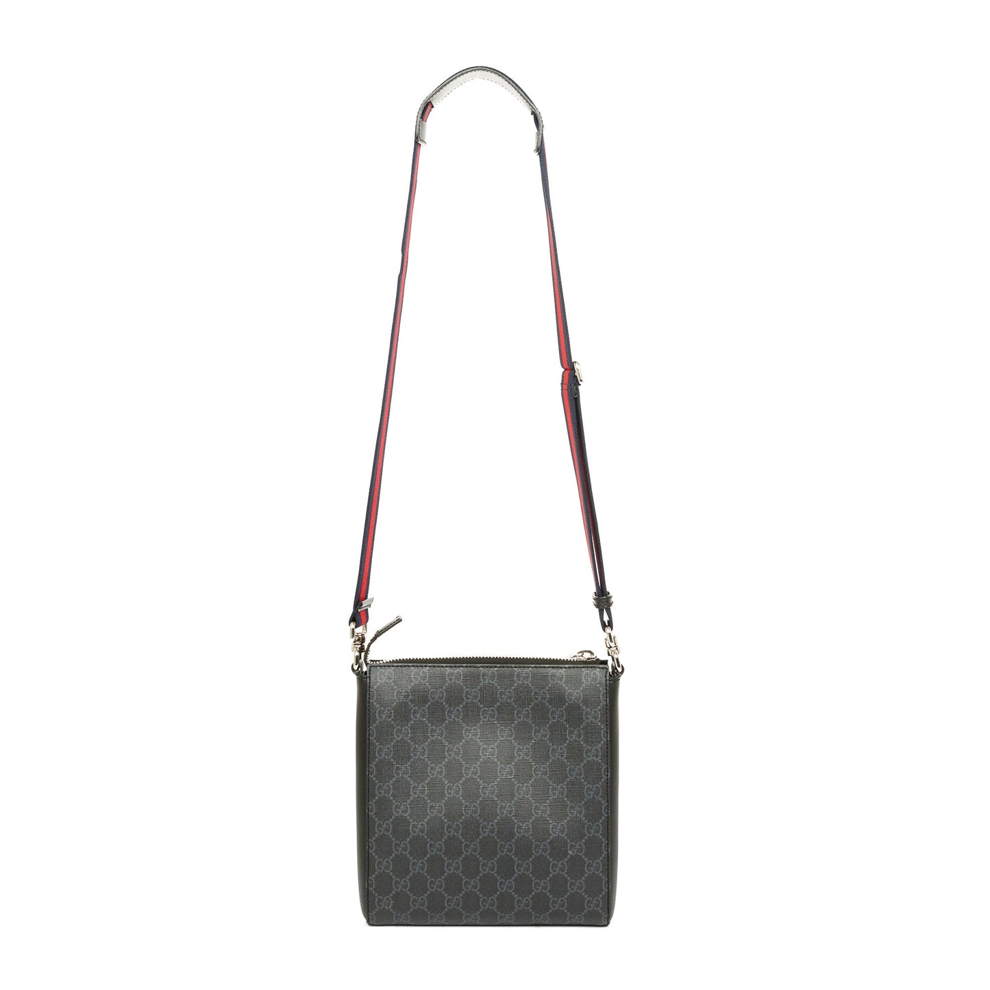 Gucci Small Black GG Supreme Messenger Bag