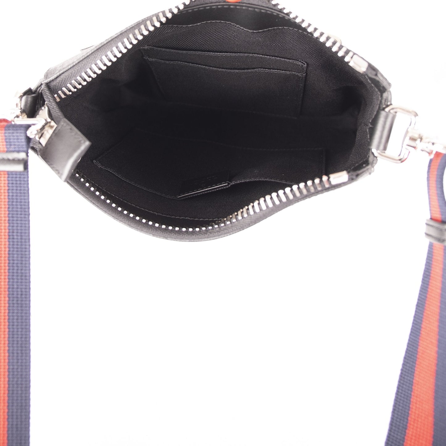 Gucci Small Black GG Supreme Messenger Bag