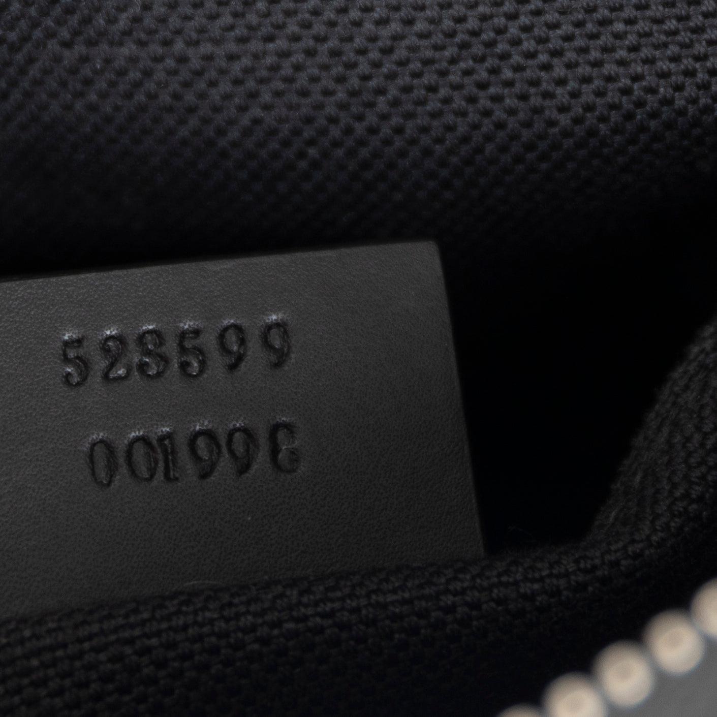 Gucci Small Black GG Supreme Messenger Bag