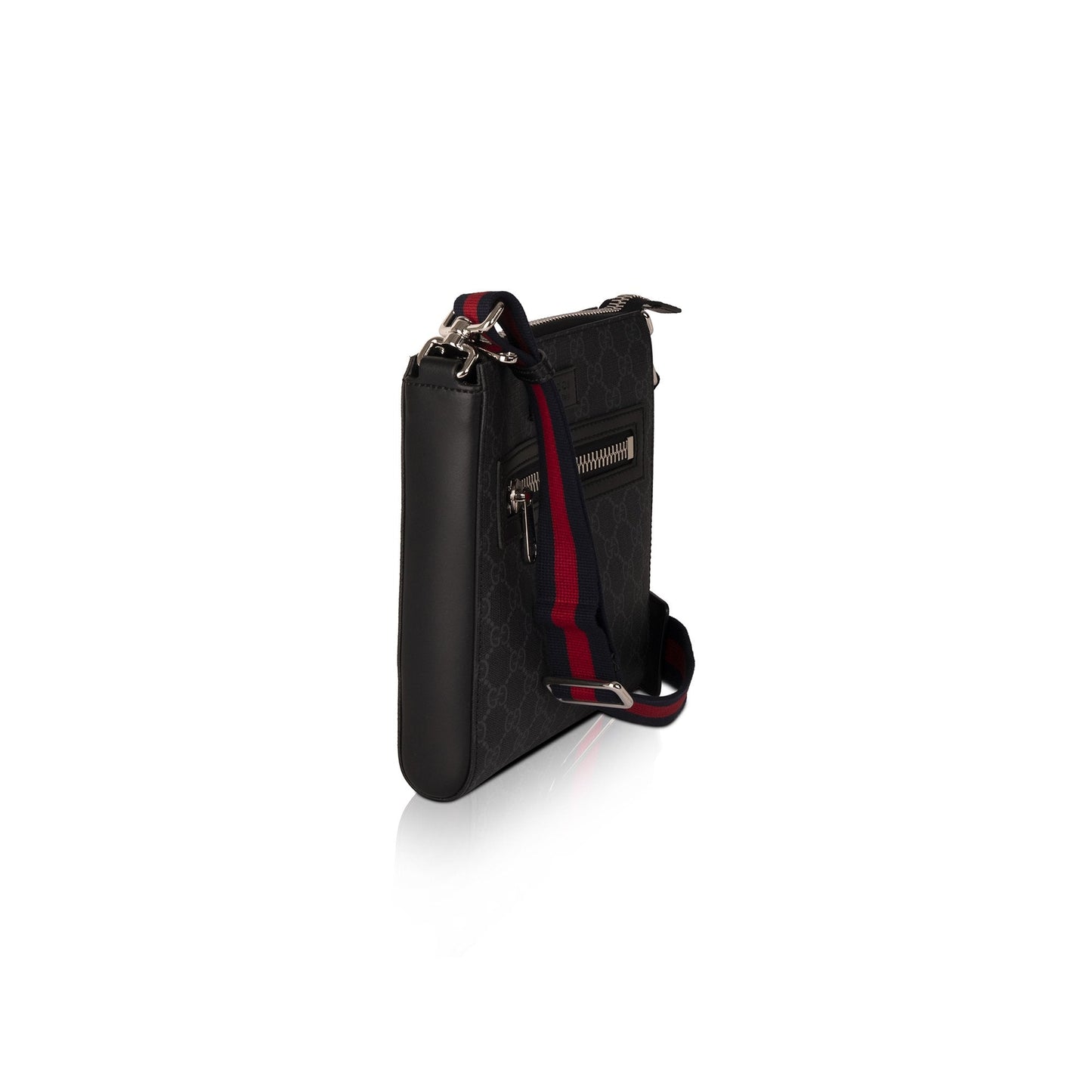 Gucci Small Black GG Supreme Messenger Bag