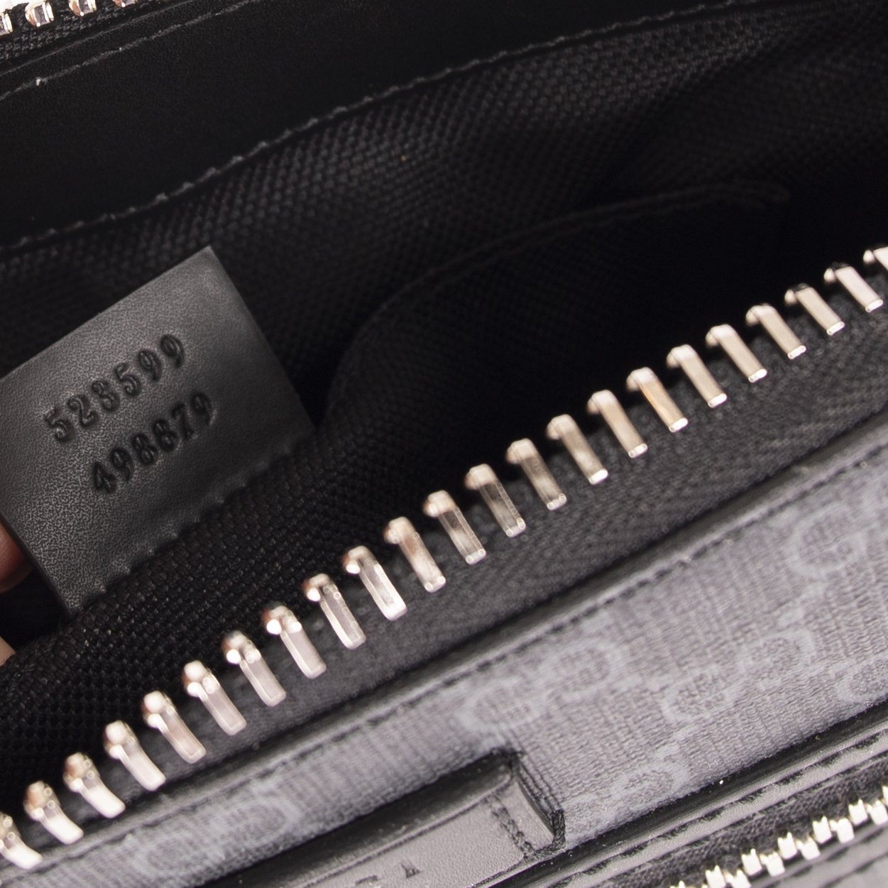 Gucci Small Black GG Supreme Messenger Bag
