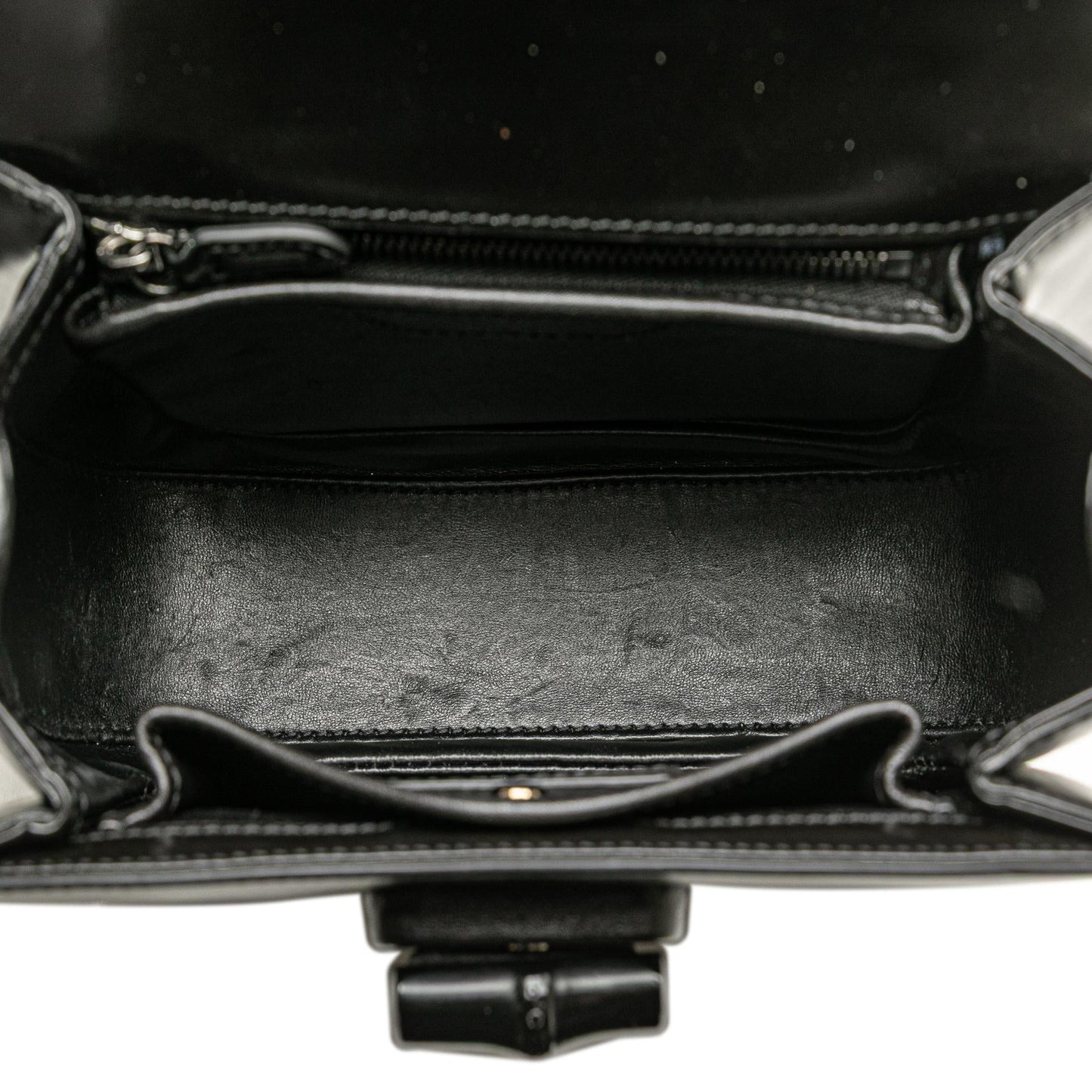 Gucci Small Calfskin 1947 Bamboo Top Handle Bag