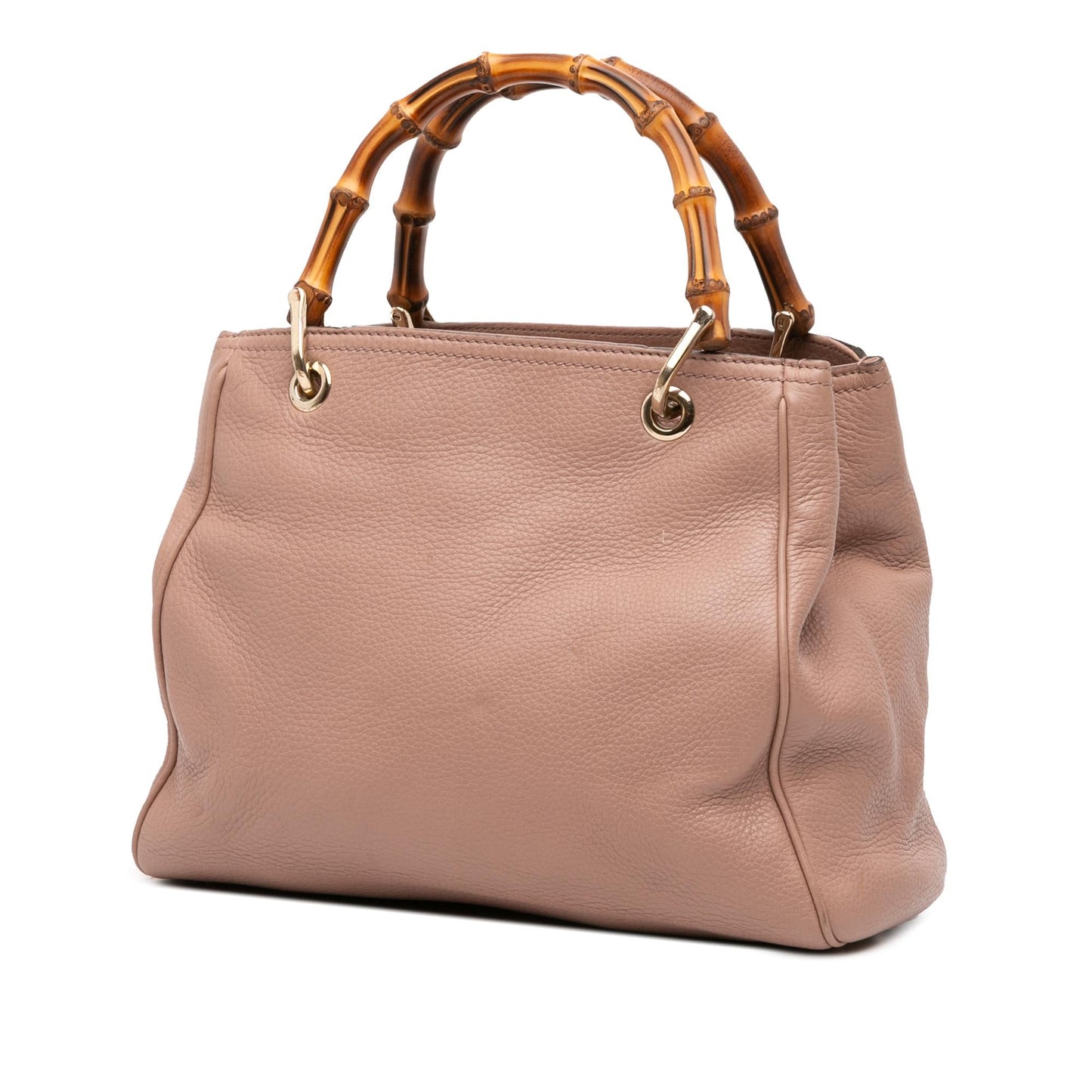 Gucci Small Calfskin Bamboo Shopper Satchel