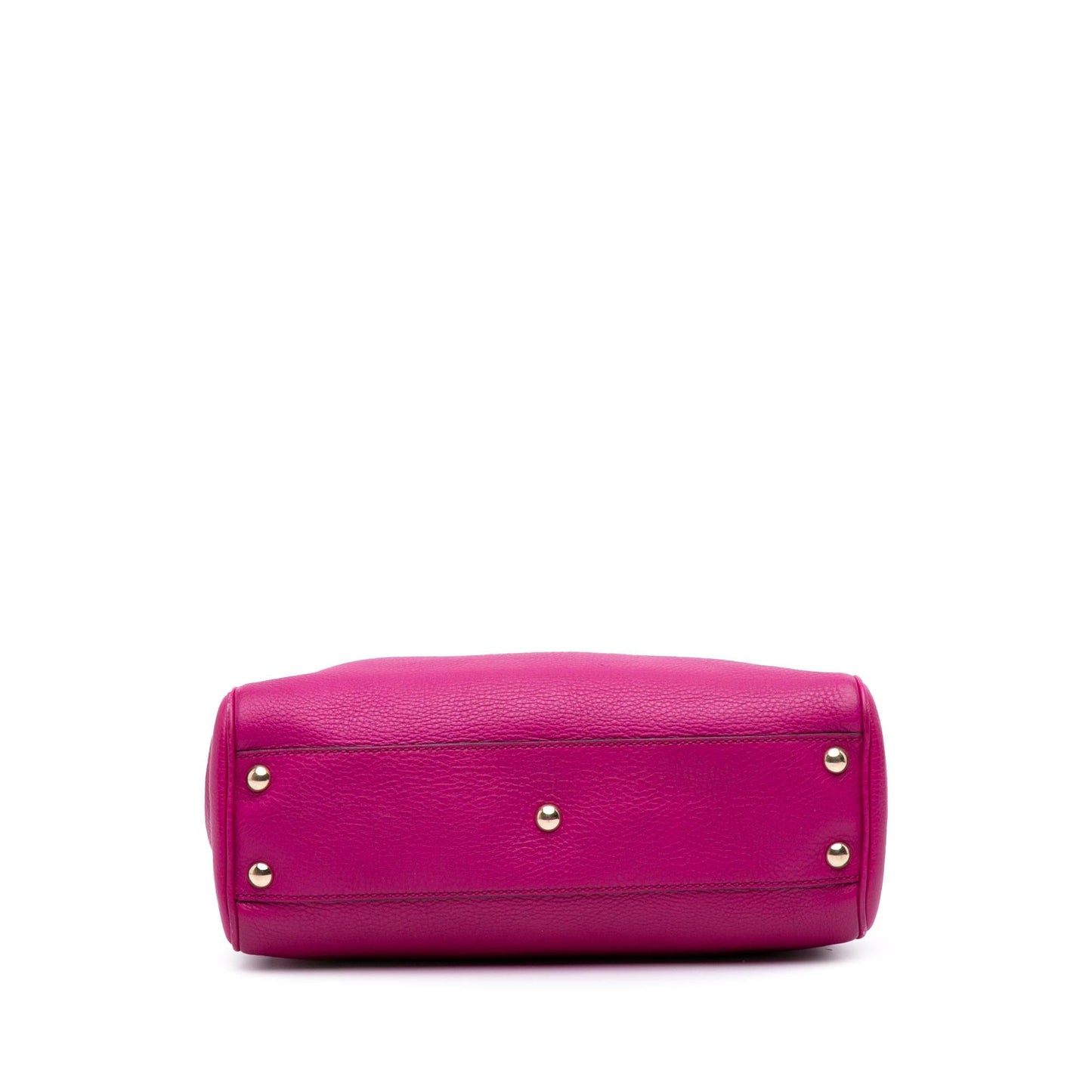 Gucci Small Calfskin Bamboo Shopper Satchel