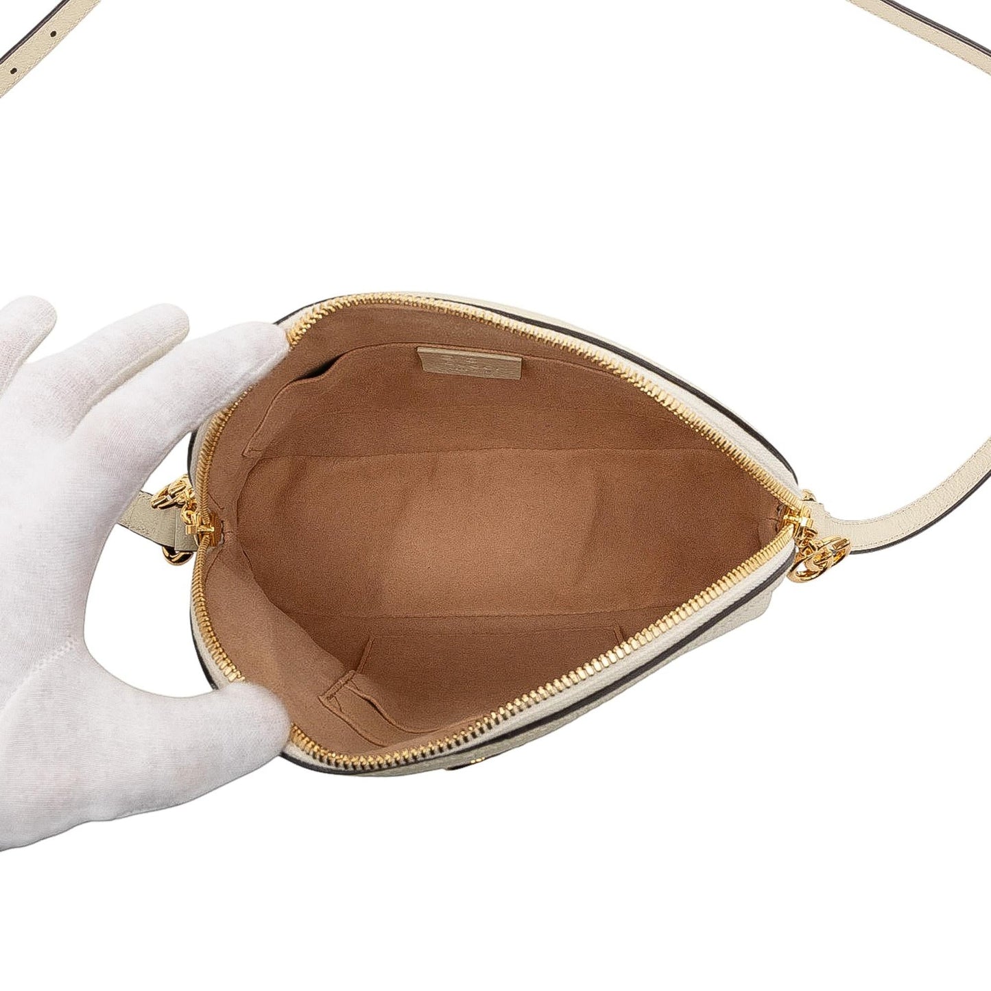 Gucci Small Calfskin Ophidia Dome Crossbody