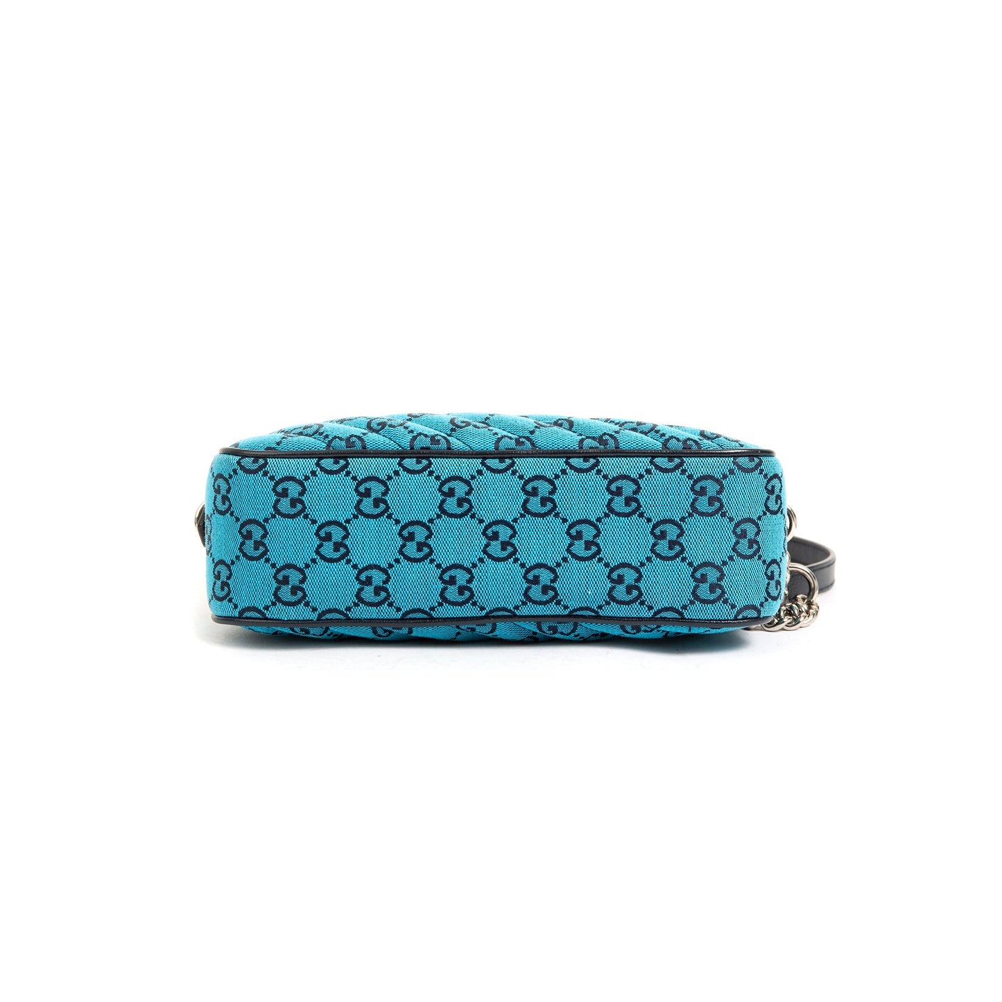 Gucci Small Diagonal GG Canvas Marmont Matelasse Shoulder Bag