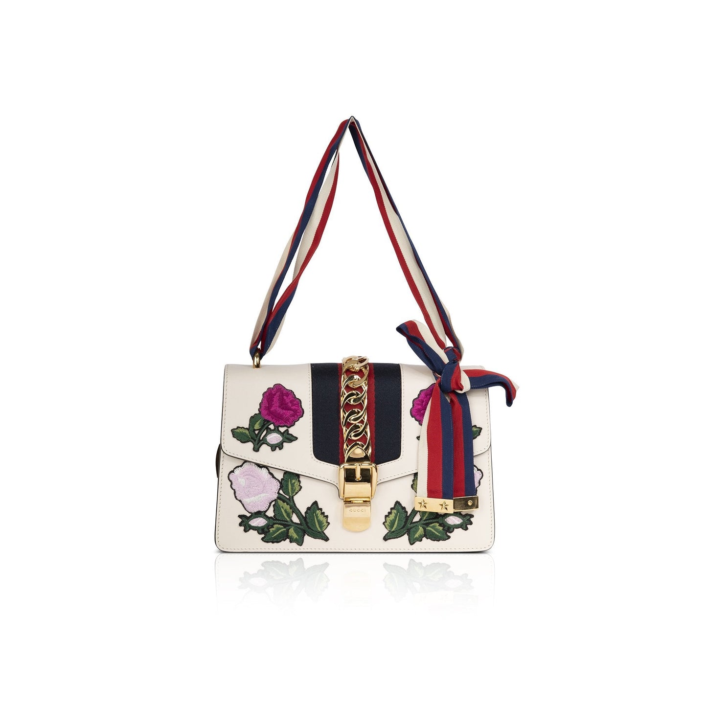 Gucci Small Embroidered Sylvie Bag
