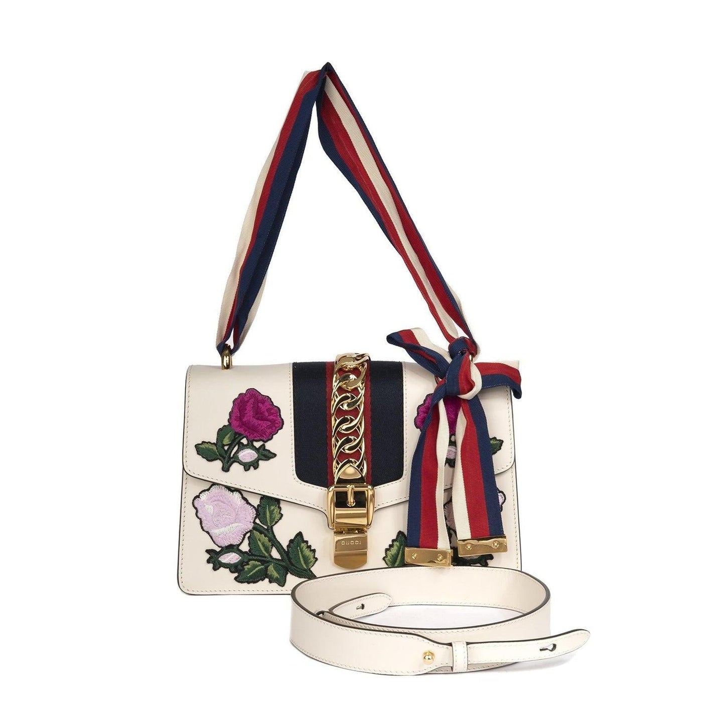 Gucci Small Embroidered Sylvie Bag