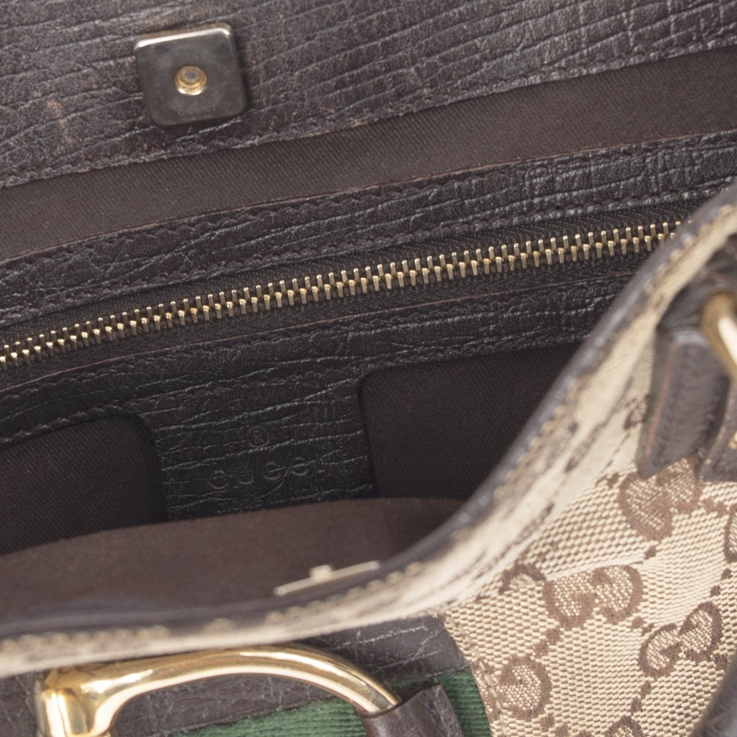Gucci Small GG Canvas Hasler Tote