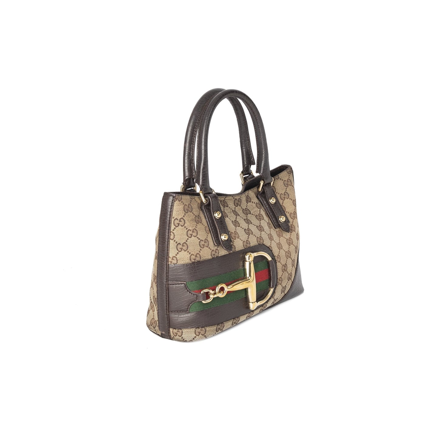 Gucci Small GG Canvas Hasler Tote