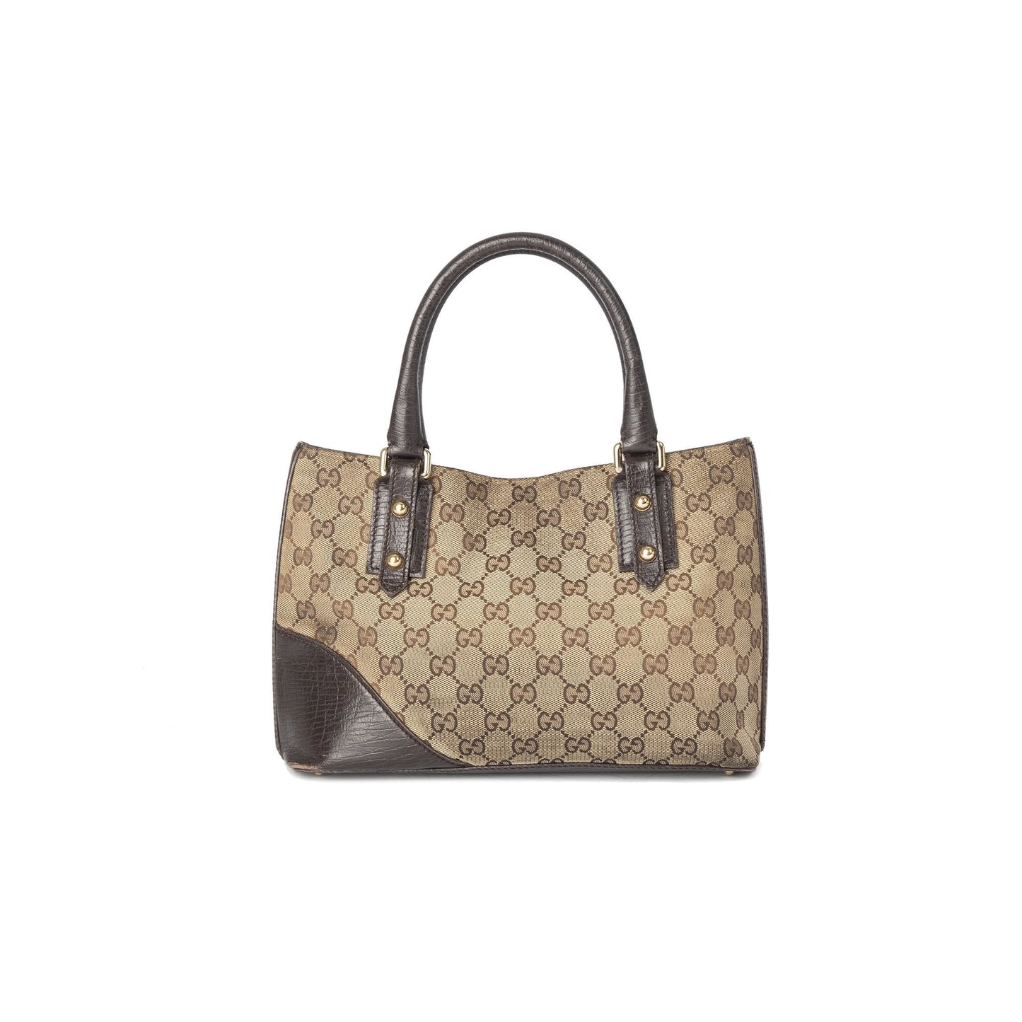 Gucci Small GG Canvas Hasler Tote
