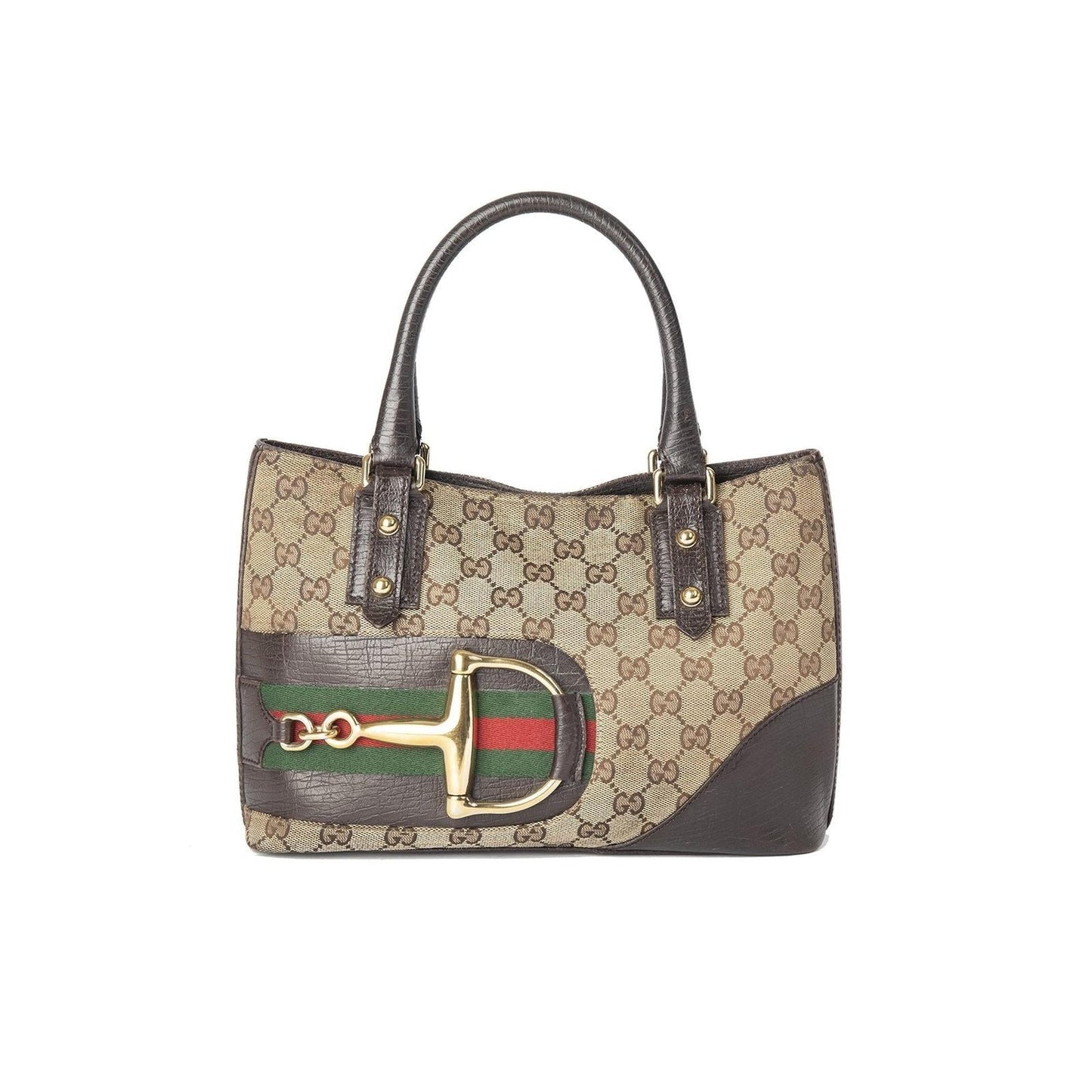 Gucci Small GG Canvas Hasler Tote